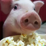 Können Schweine Popcorn essen?