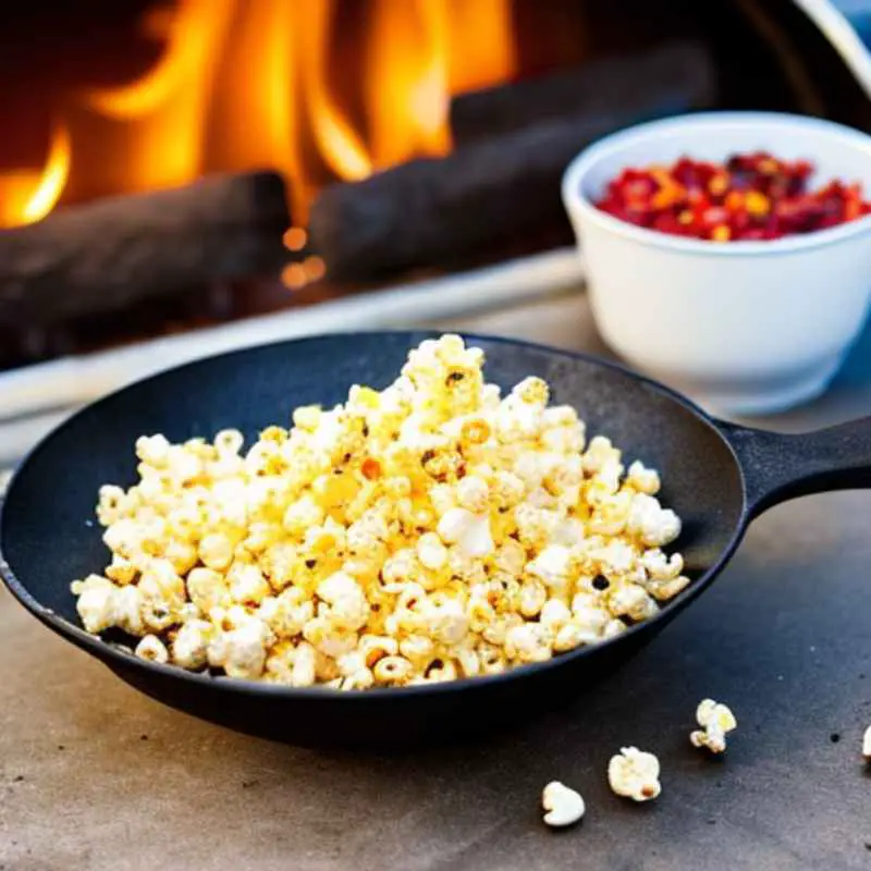 Wie man Popcorn auf einem Grill zubereitet