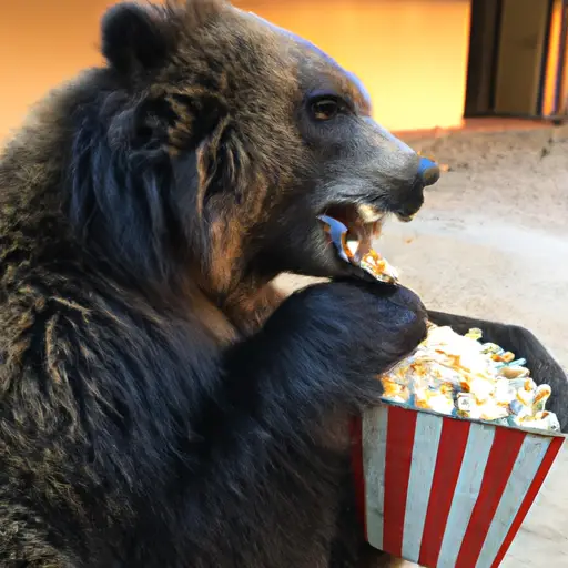 Können Bären Popcorn essen?